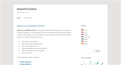 Desktop Screenshot of modafinil-online.info